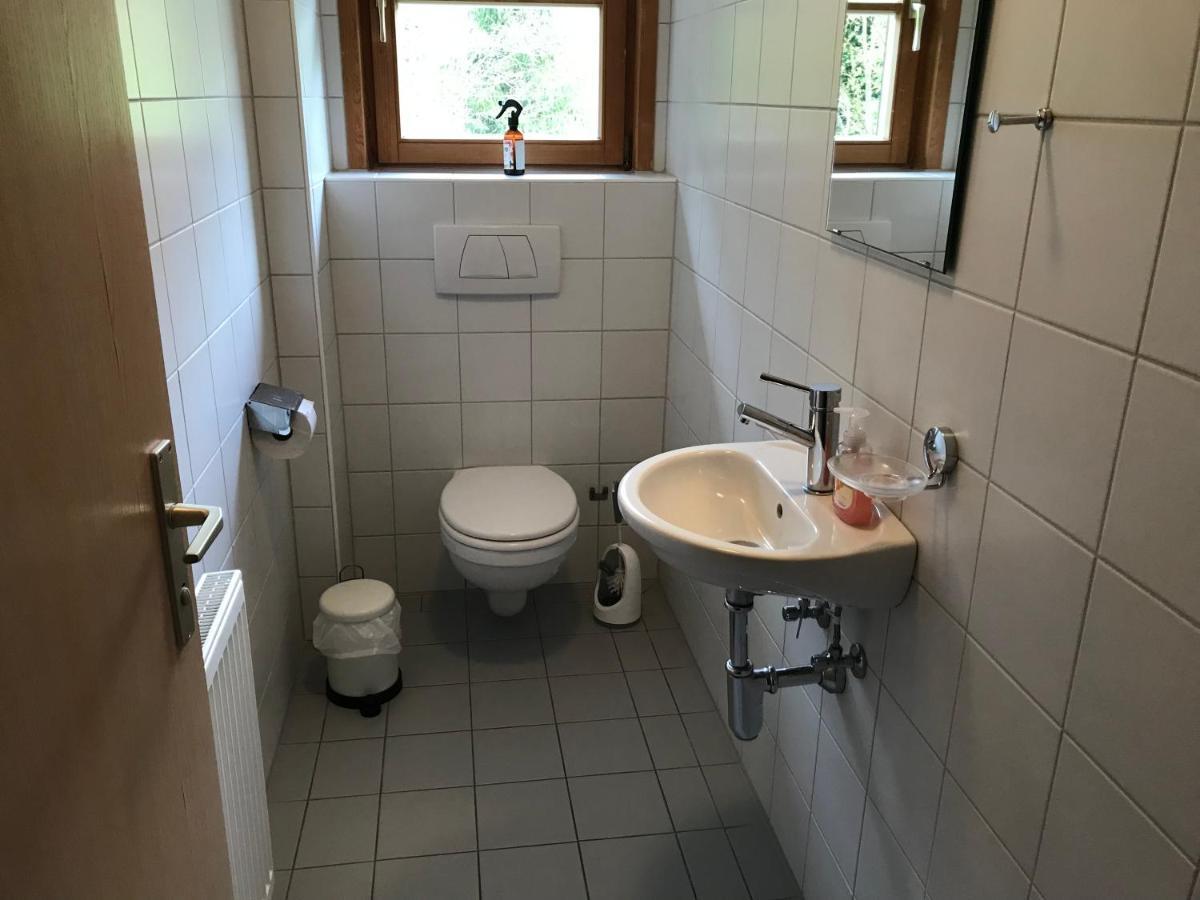 Ferienwohnung Morgentau Am Rande Der Wildnis Sibratsgfall Bagian luar foto