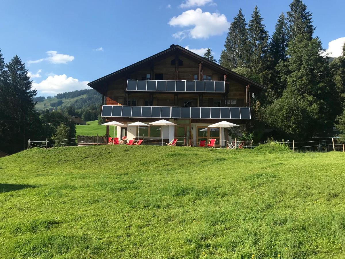 Ferienwohnung Morgentau Am Rande Der Wildnis Sibratsgfall Bagian luar foto