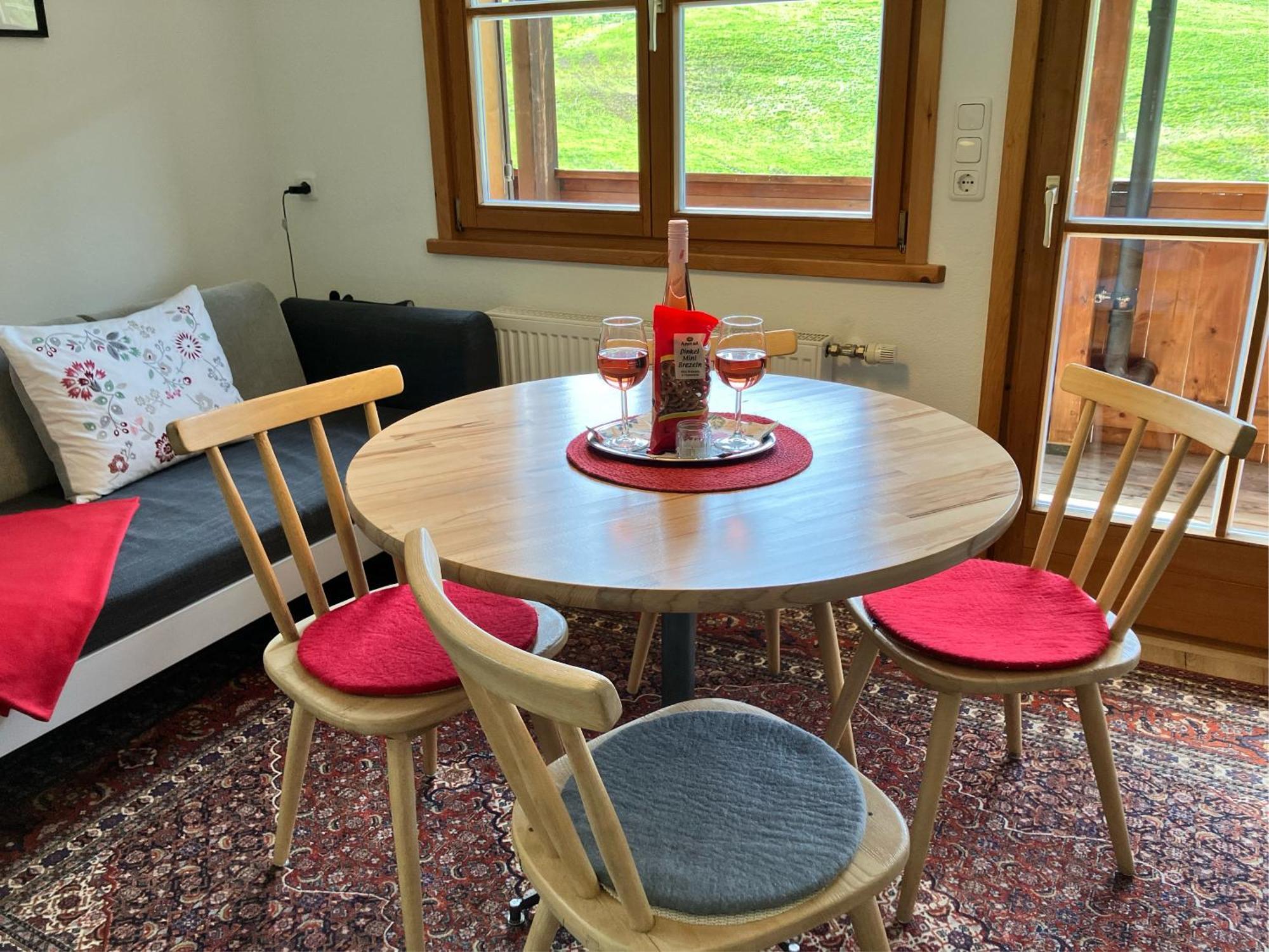 Ferienwohnung Morgentau Am Rande Der Wildnis Sibratsgfall Bagian luar foto